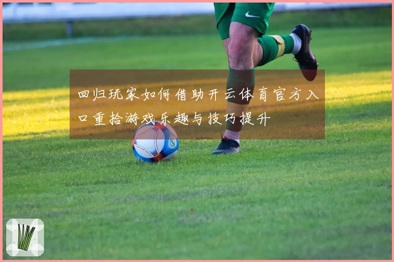 回归玩家如何借助开云体育官方入口重拾游戏乐趣与技巧提升